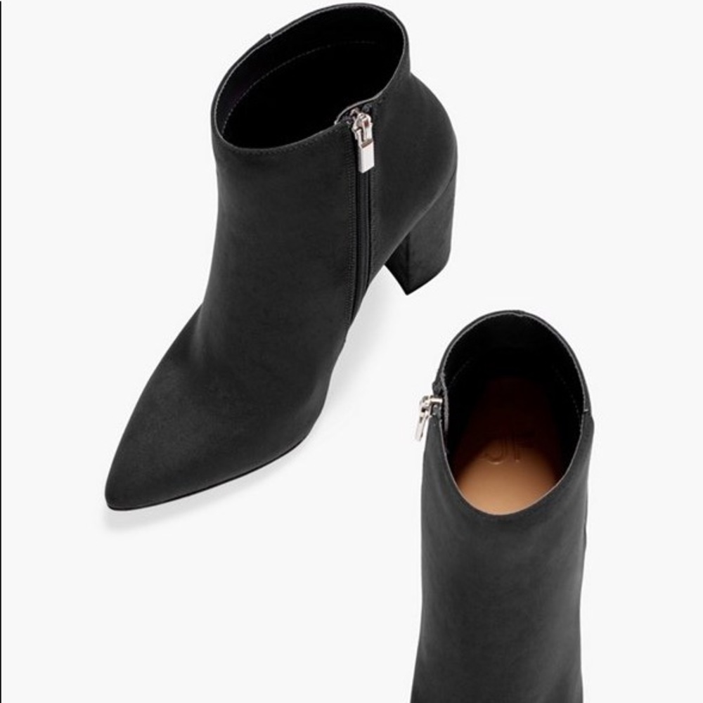 Rosamund Black Heeled Booties